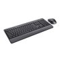Trust Trezo Teclado Español y Ratón Inalámbrico Negro
